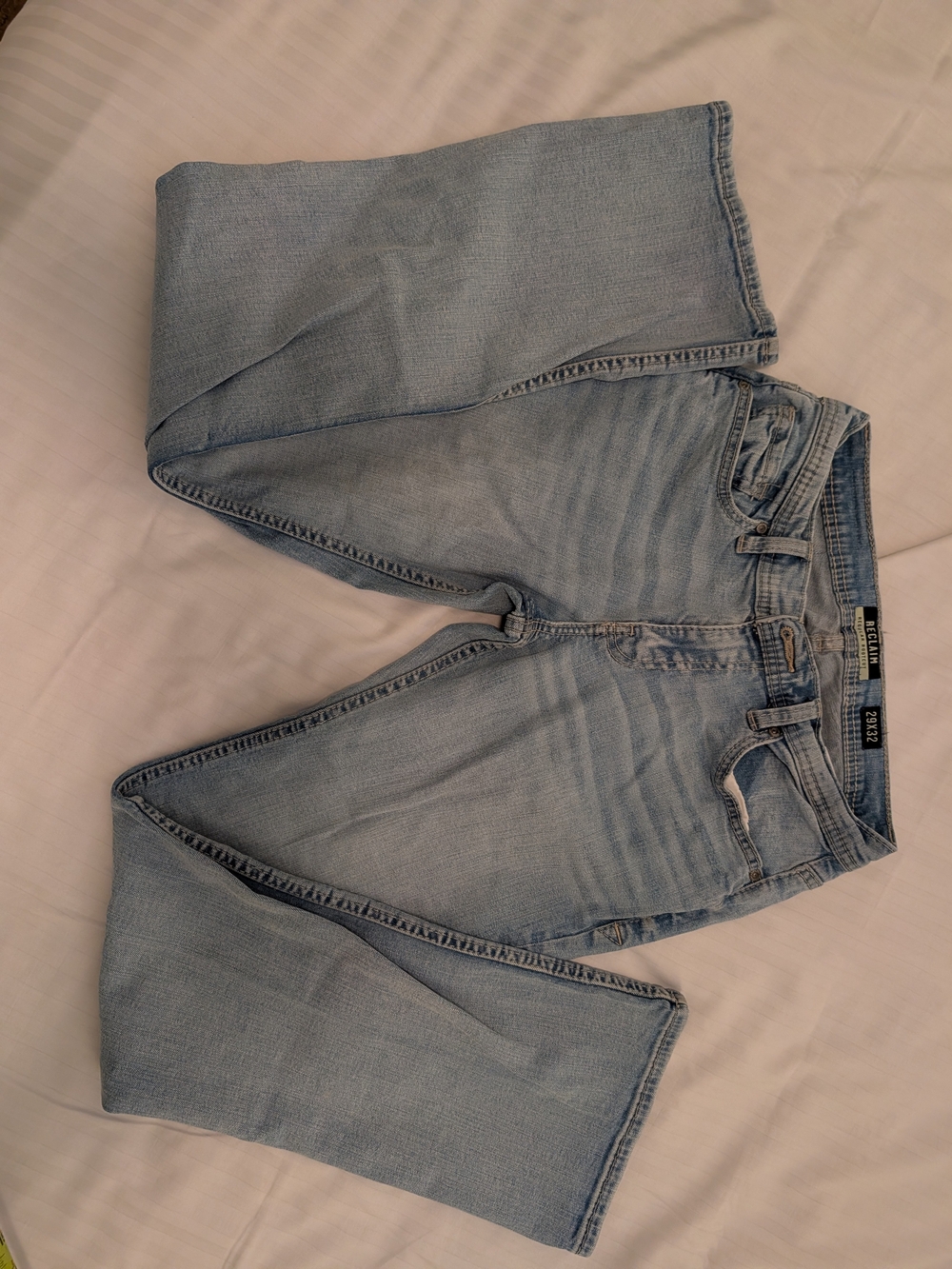 Buckle Light Blue Boot Cut Jeans